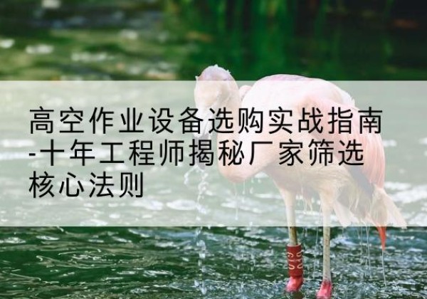 鞍山剪叉式升降机厂家-高空作业设备选购实战指南-十年工程师揭秘厂家筛选核心法则